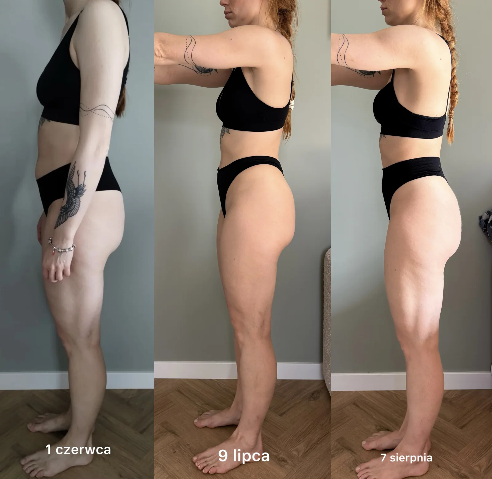 Metamorfoza — Justyna, ujęcie z profilu